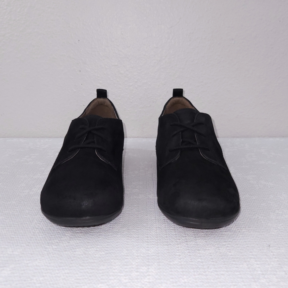 DANSKO Finola Oxford Black Nubuck Lace-Up Comfort Shoes - Picture 5 of 9